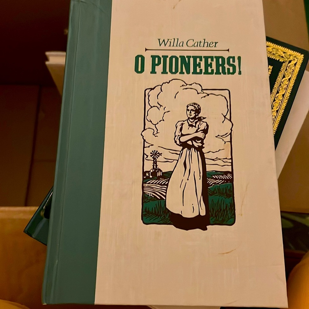 O Pioneers! Willa Cather Hardcover Book EUC 1990 Readers Digest Edition